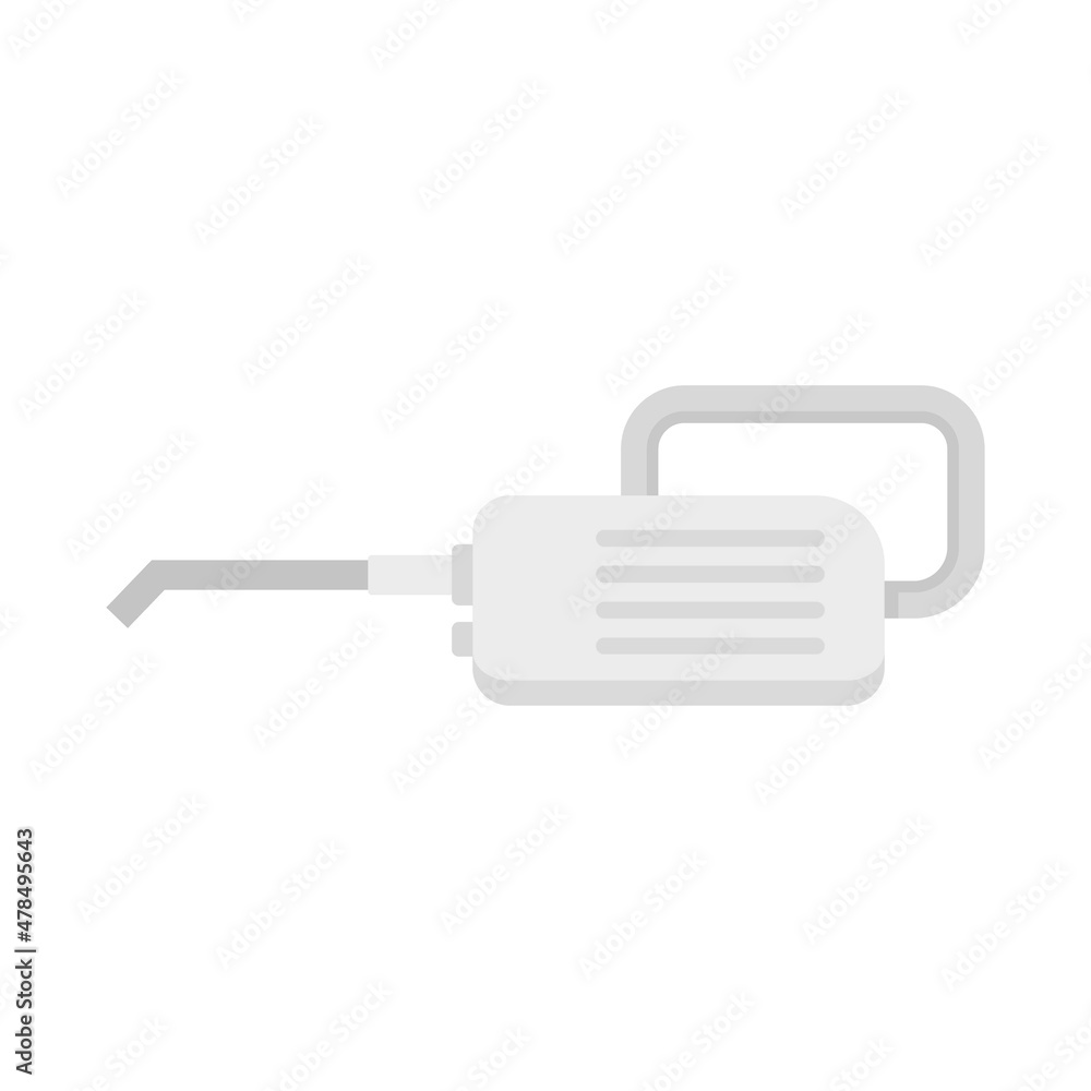 Wall mural Steam cleaner appliance icon flat isolated vector