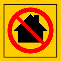 mssn131 MachineSafetySignNew mssn - Maschine / Warnzeichen: Maschinenkennzeichnung einzeln - Maschine nur im Freien verwenden . In geschlossenen Räumen verboten . Haus Verbotsschild . outdoor . g11127