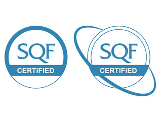 sqf certified icon vector illustration 