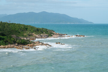 Obraz premium Samui Beach with granite stones.