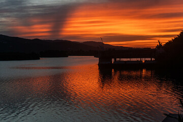 Fototapeta na wymiar Sunset in Montego Bay