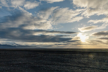 Obraz premium Mountains in Southern Iceland