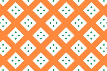 Geometric pattern in the colors of the national flag of Ireland. The colors of Ireland.