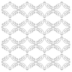 Luxury Design Ornaments Aztecs Black White Pattern, Texture, Background