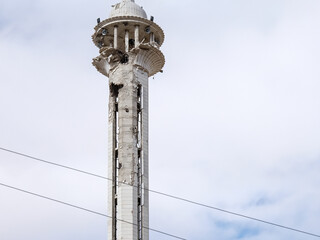 SYRIA. Maalul Monastery is located 60 km from Damascus. Nearby is the village of Kalamondin resembling an eagle's nest. The houses are built on the rocks by steps.