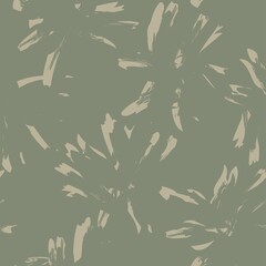 Floral Brush strokes Seamless Pattern Background