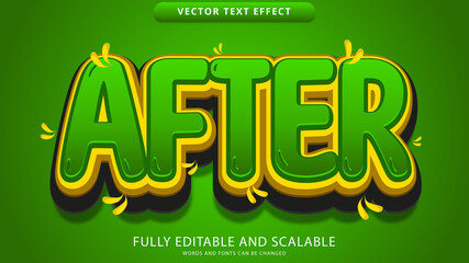 text effect after editable eps file