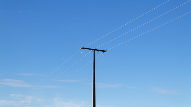 Energ&iacute;a electricidad paisaje azul