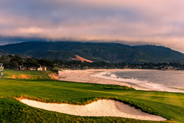 coastline golf course in California