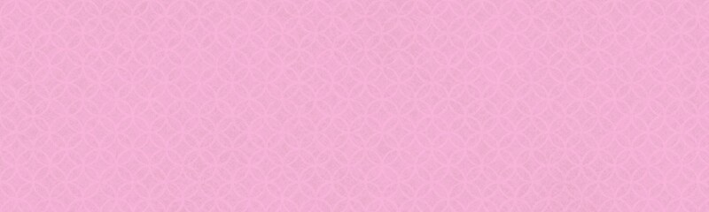 桜色の七宝模様の和紙、和柄バナー背景素材	
