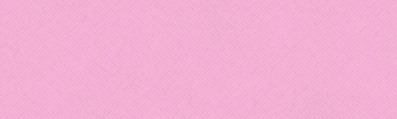 桜色の算木崩し模様の和紙、和柄バナー背景素材	