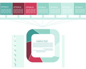 Minimal style infographic template.eps