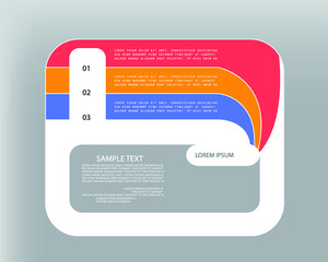 Minimal style infographic template.eps