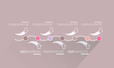 Minimal style infographic template.eps