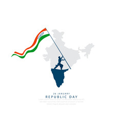 26 January-Happy Republic Day of India celebration.