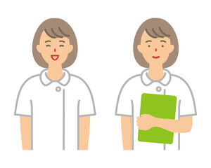 笑顔の若い女性看護師