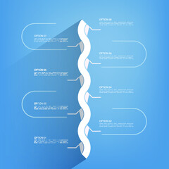 Minimal style infographic template.eps