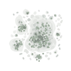 Black mold spots . Stop viruses. Bacteria, microbes, germs or viruses.