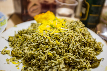 Rice with dill