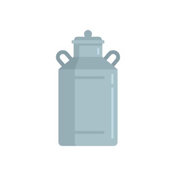 recommend clip art: Milk barrel icon flat isolated vector