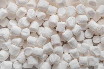 Fototapeta na wymiar sweet white marshmallow background texture