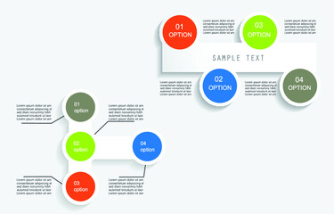Naklejka premium Infographic elements for annual reports