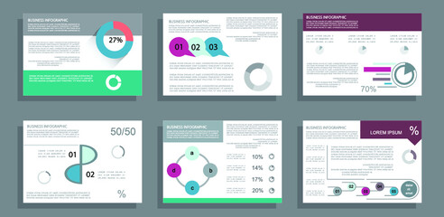 Cards for business data visualization