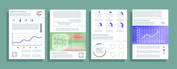 Cards for business data visualization