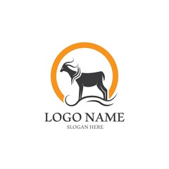 Goat Logo Template vector icon