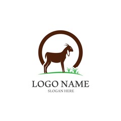 Goat Logo Template vector icon