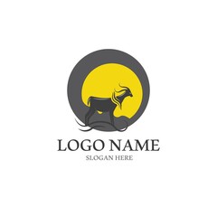Goat Logo Template vector icon