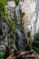 Fototapeta na wymiar Vanatarile Ponorului Waterfall In Romania