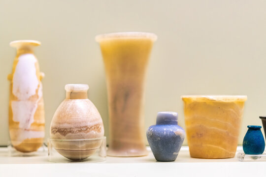 Egyptian antique parfume containers