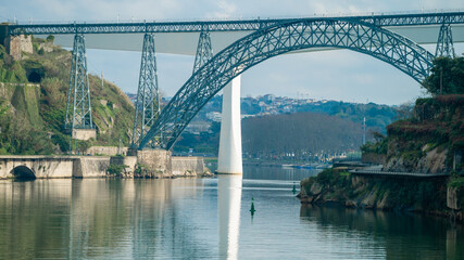 Fototapeta premium ponte - rio - porto - portugal