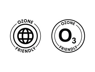 ozone-friendly icon vector illustration 