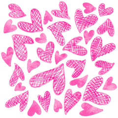 seamless background with hearts