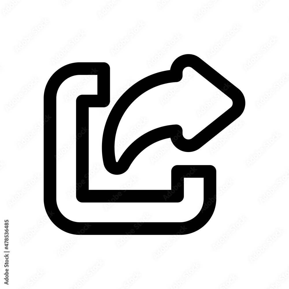 Poster share vector flat icon design symbol on white background eps 10 file