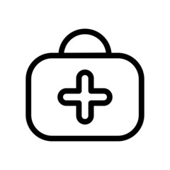 Fototapeta premium First Aid vector Flat Icon Design Symbol on White background EPS 10 File