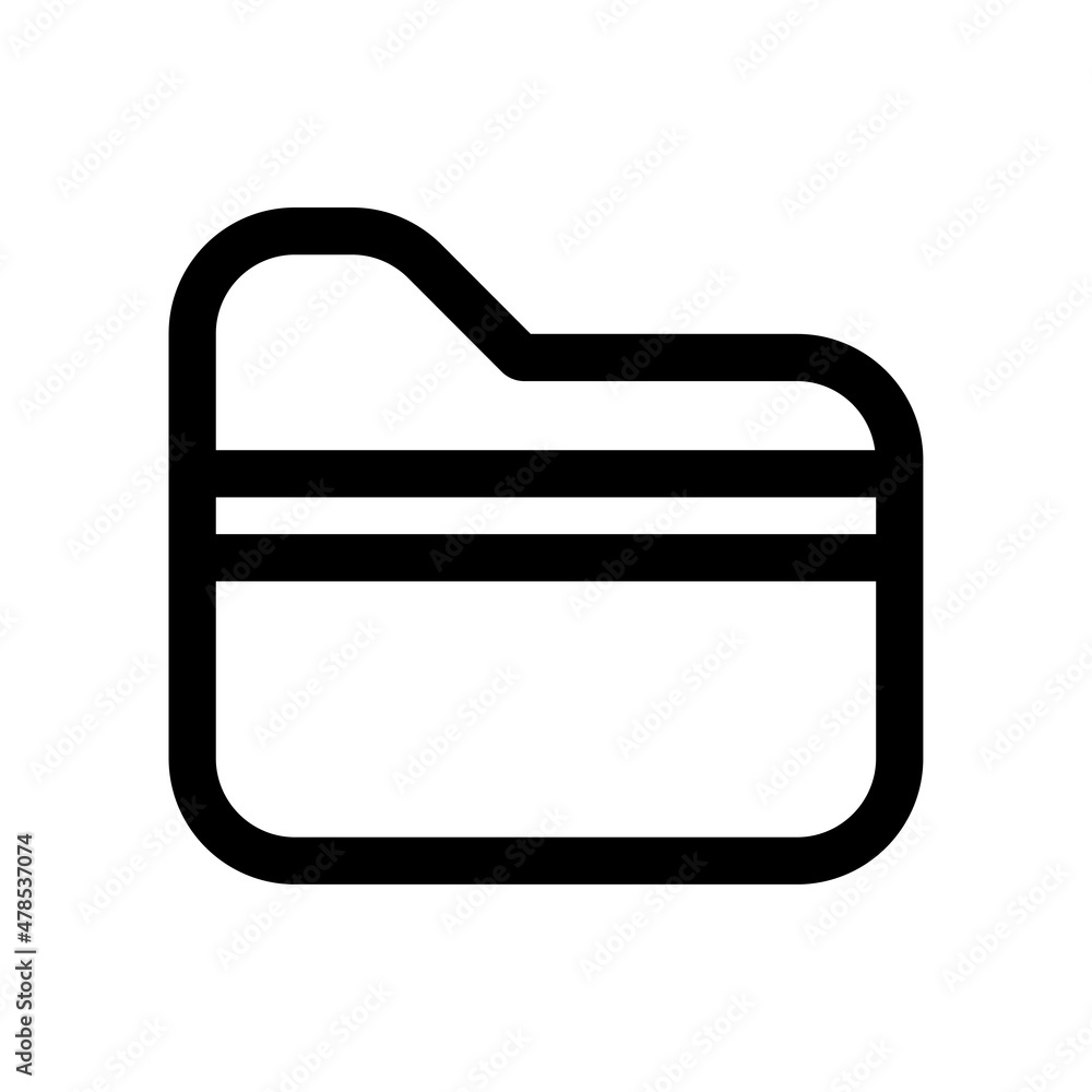 Poster folder vector flat icon design symbol on white background eps 10 file