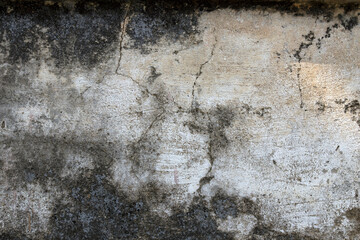 old wall with concrete cracks, vintage wall background, old wall