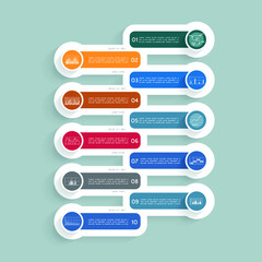 Obraz premium Template for your project, options for presentations