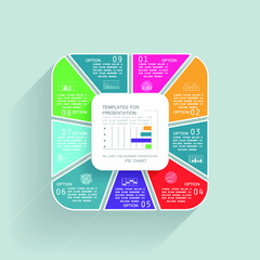 Infographic elements for annual business reports