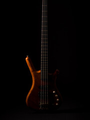 Obraz na płótnie Canvas Jazz bass guitar 4