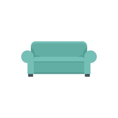 Nursing sofa icon flat isolated vector