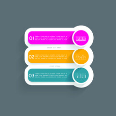 Infographic elements for annual business reports