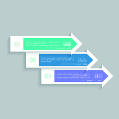 Infographic elements for annual business reports