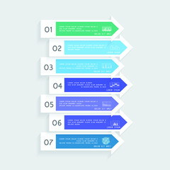 Infographic elements for annual business reports