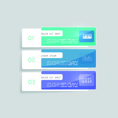 Infographic elements for annual business reports
