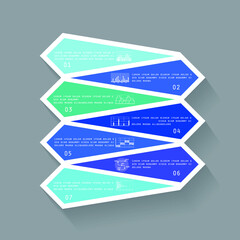 Infographic elements for annual business reports