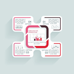 Infographic elements for annual business reports